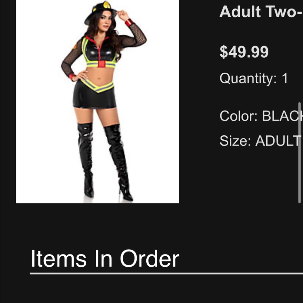 Adult Two-Piece Costume Spirit Halloween